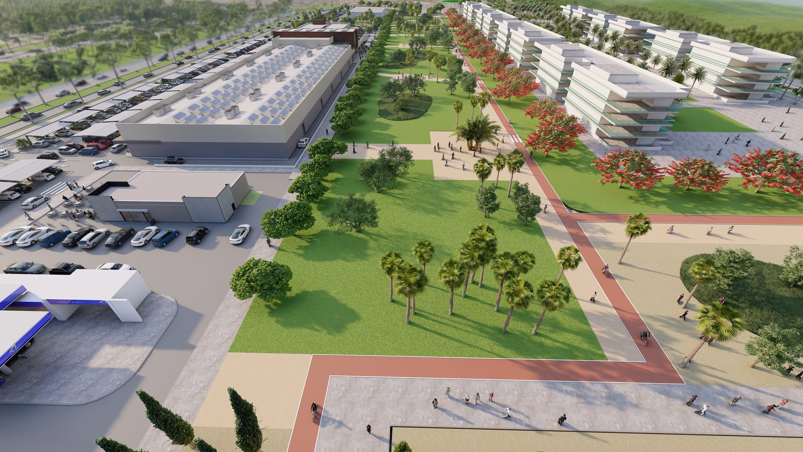 Zonas verdes - CABO GATA PLAZA
