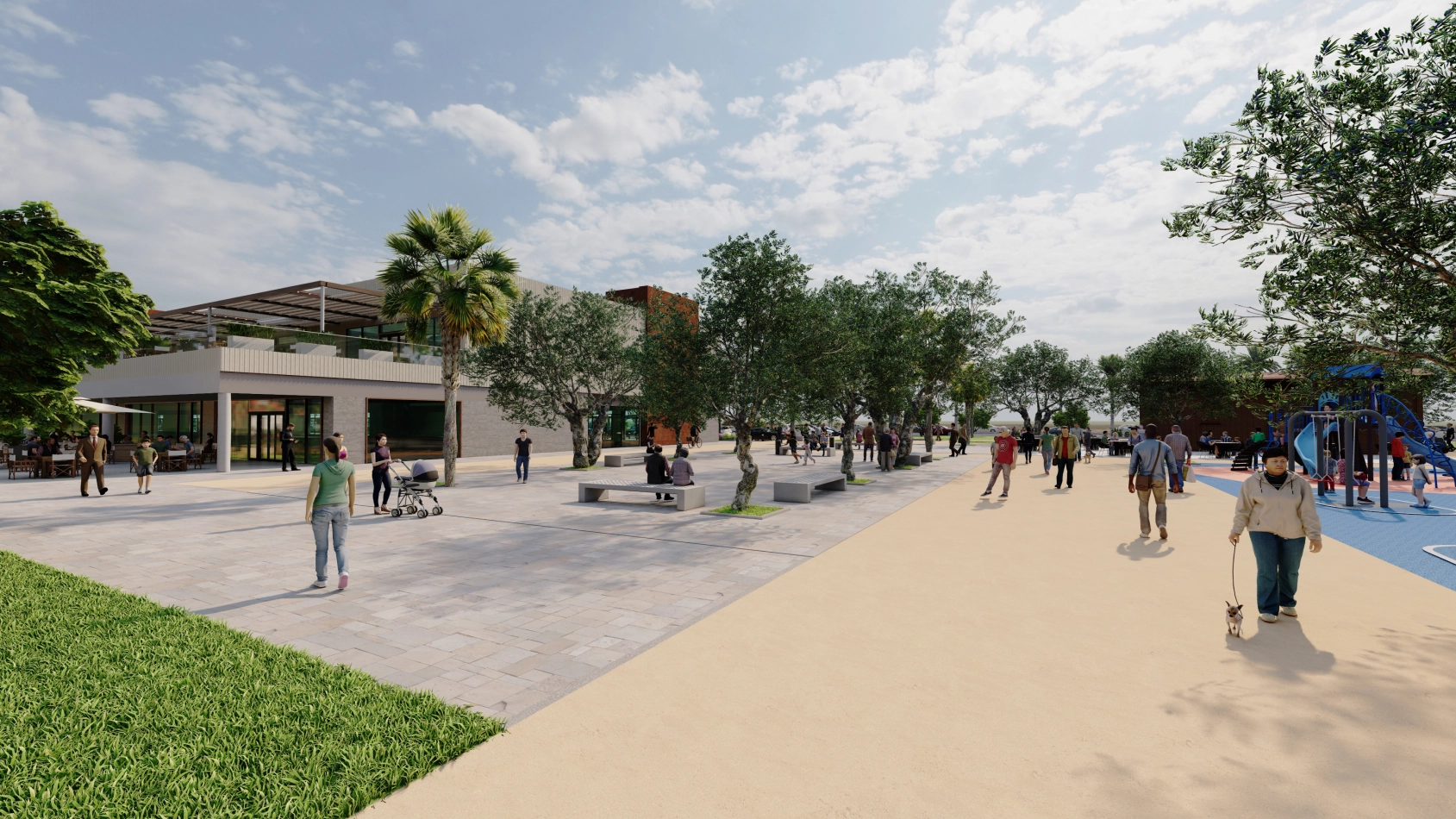 Zonas verdes - CABO GATA PLAZA